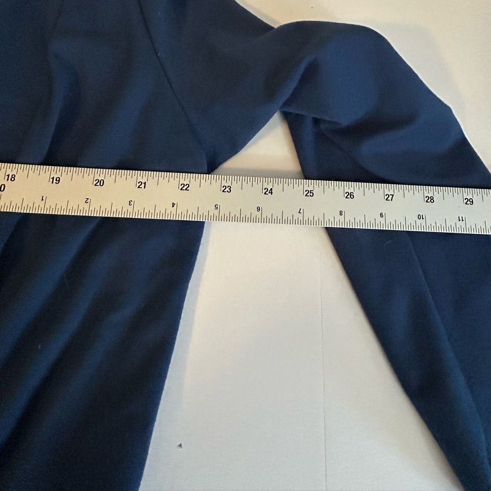 Jockey Women's Navy Knit Open Cardigan Blazer - Picture 6 of 7